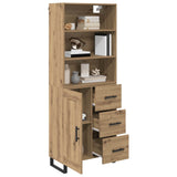Highboard 2 pcs Artisan Oak 69.5 x 34 x 180 cm Engineered Wood 3415851