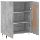 Sideboard Concrete Grey 69.5x34x90 cm Engineered Wood 830176
