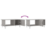 Coffee Table Grey Sonoma 90x50x40 cm Engineered Wood 829490
