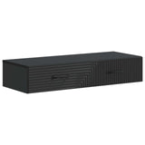 Wall-Mounted Side Table Wall-mounted Black 87.5 x 34.5 x 17 cm 898666