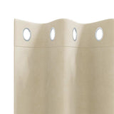 Blackout Curtains 2 pcs Cream 140 x 260 cm Velvet 4107182