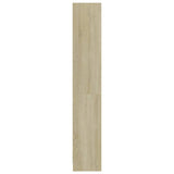 4-Tier Book Cabinet Sonoma Oak 80x24x142 cm Engineered Wood 800912