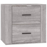 Wall-mounted Bedside Cabinet Grey Sonoma 50x36x47 cm 816862