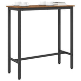 Table Old Wood 100 x 40 x 100.5 cm Engineered Wood and Steel 873742