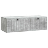 Wall-Mounted TV Cabinet Concrete Grey 98 x 41 x 30 cm 898018