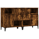 Sideboards 2 pcs Smoked Oak 60x35x70 cm Engineered Wood 3185732