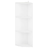 Corner Shelf 3-Tier 41.5 x 41.5 x 107.5 cm Engineered Wood 8016342