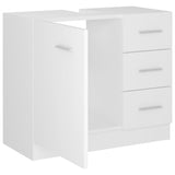 Sink Cabinet White 63x30x54 cm Engineered Wood 804184