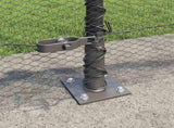 Welded Wire Fence with Concrete Base 50 x 0.6 m 3353685