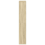 Bookcase Sonoma Oak 60x20x120.5 cm Engineered Wood 858149