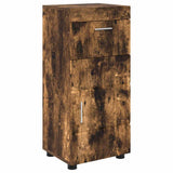 Bathroom Furniture Set TULUM 4 pcs Smoked Oak 60 x 34 x 63 cm 3398049