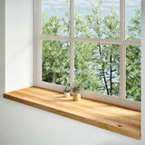 Window Sills 2 pcs Light Brown 140x40x2 cm Solid Wood Oak 4009163