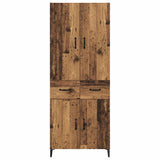 Highboard Old Wood 69.5 x 34 x 180 cm Engineered Wood 3415668