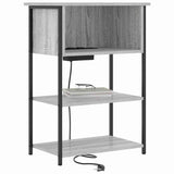 Bedside Cabinet Grey Sonoma 55 x 31 x 76 cm Engineered Wood 859503