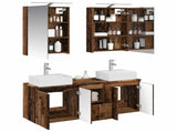 Bathroom Cabinet Set 5 pcs Old Wood Engineered Wood 3406397
