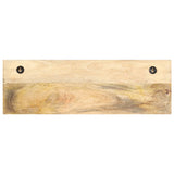Wall Mounted Coat Rack 60x15x20 cm Solid Rough Mango Wood 286469