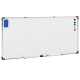 Magnetic Whiteboard White 110x60 cm Steel 150737