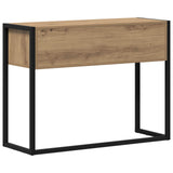 End Table Artisian Oak 100 x 36 x 75 cm Engineered Wood 886701