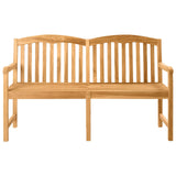 Handcarved Rose Bench 179.5 x 61 x 90 cm Solid Teak Wood 42030015