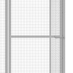 ZNTS Cat Cage 1.5x1.5x1.5 m Galvanised Steel 146356