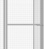 ZNTS Cat Cage 1.5x1.5x1.5 m Galvanised Steel 146356