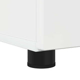 Bathroom Cabinet with Drawer High Gloss White 76.5 x 35 x 64 cm 883298