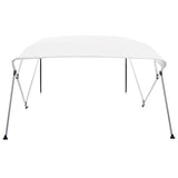 4 Bow Bimini Top White 243x210x137 cm 92369