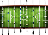 Football Table Steel 60 kg 140x74.5x87.5 cm Brown 91439
