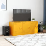 TV Cabinet Mustard Yellow 99x39x44 cm Steel 841646