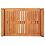 Bench Natural Wood Solid eucalyptus wood 64 cm Durable Bench 47289