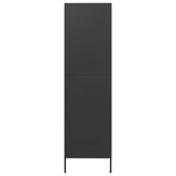 Wardrobe Anthracite 90x50x180 cm Steel 336249