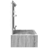 Dressing Table Grey 100 x 40 x 70 cm Engineered Wood 865240