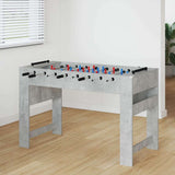 Foosball Table Concrete Grey 125 x 60.5 x 80 cm Engineered Wood 858887