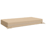 Seat Cushion SOEST 100% Polyester Cream 120 x 60 x 15 cm 946713