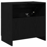 Bathroom Cabinet Black Oak 59 x 37 x 59 cm Engineered wood 868823