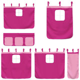 Bunk Bed without Mattress Pink 75x190 cm Small Single Solid Wood Pine 3283915