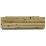 Garden Planter 90x90x26.5 cm Impregnated Wood Pine 847317