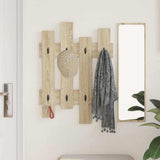 Wall-Mounted Coat Rack Wall-mounted Sonoma Oak 60 x 3 x 82 cm 874477