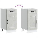 Kitchen Base Cabinet Kalmar Concrete Grey Engineered Wood 853471