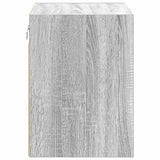 Garage Wall Cabinets 2 pcs Grey Sonoma Engineered Wood 860636