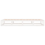 Bed Frame without Mattress White 90x200 cm Solid Wood 820782