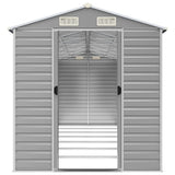 Garden Shed Light grey Galvanised steel Large Garden Shed 3188248