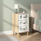 Bedside Cabinet HANAU 2 pcs Sonoma Oak 36 x 33 x 60 cm 8007302