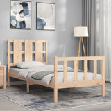 Bed Frame without Mattress 90x200 cm Solid Wood Pine 3192216