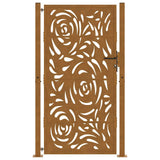 Garden Gate 100x200 cm Weathering Steel Flame Design 4100998