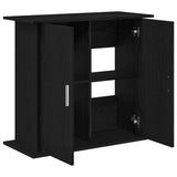Aquarium Stand Black Oak 81x36x73 cm Engineered Wood 862152