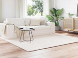 Area Rugs Square SIROLO Cream 240 x 240 cm Polyester 42022735
