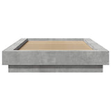 Bed Frame without Mattress Concrete Grey 100x200 cm 3281206