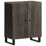 3 Piece Sideboards Black 60x33x75 cm Solid Wood Mango 3309999