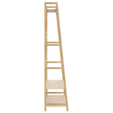 Clothes Rack with Shelves 110x40x180 cm Bamboo 4008925